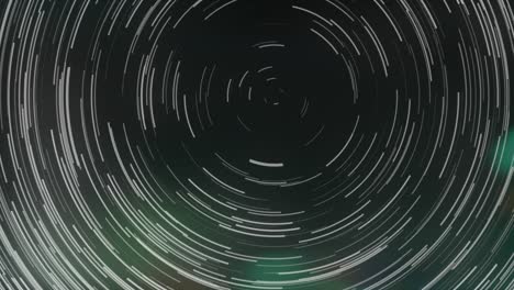 el rastro estelar del vórtice, el lapso de tiempo