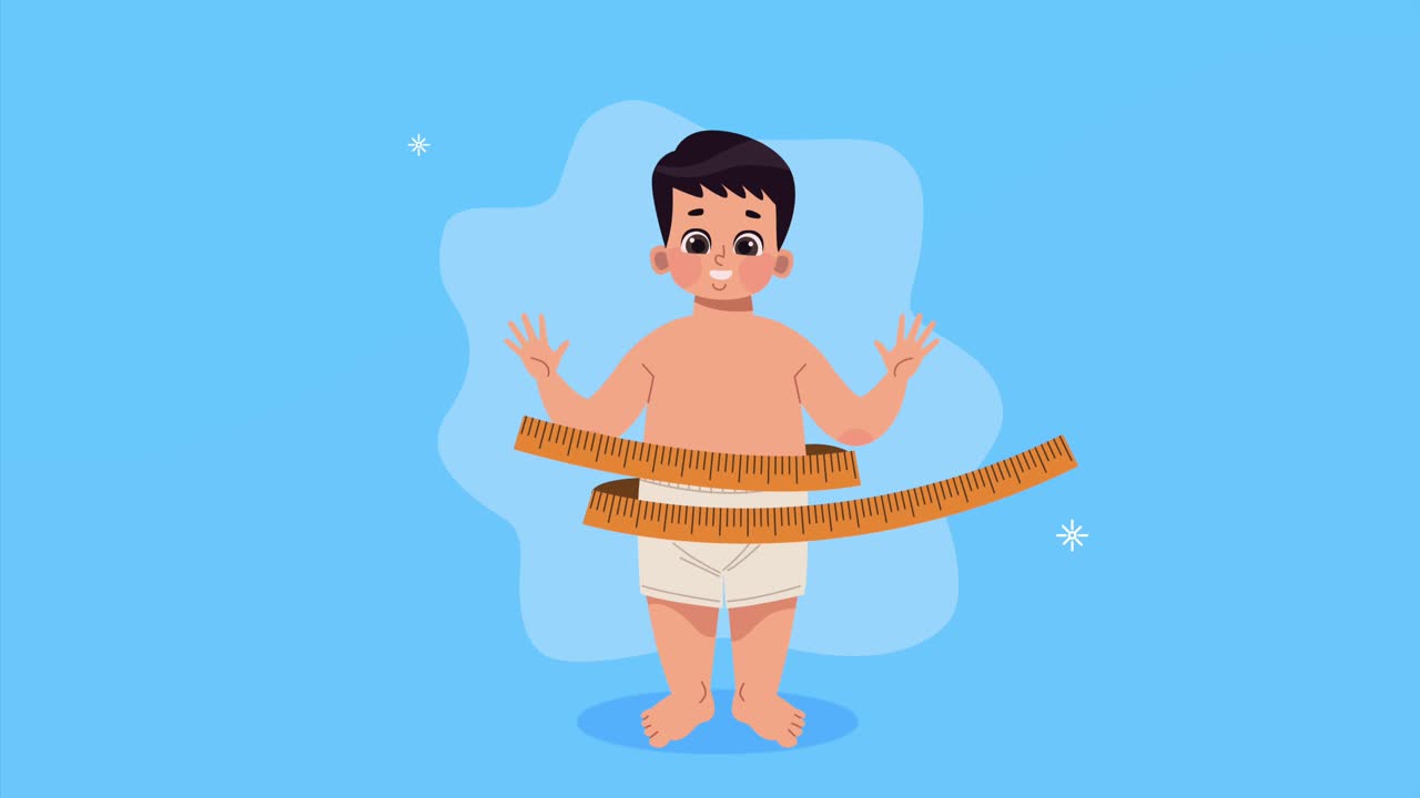 fat man with tape measure