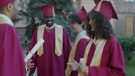 celebración del día de la graduación