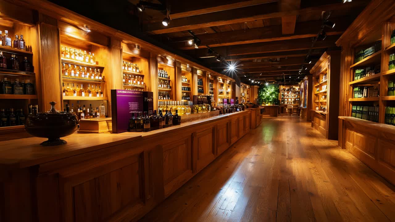 Inside a Liquor Store