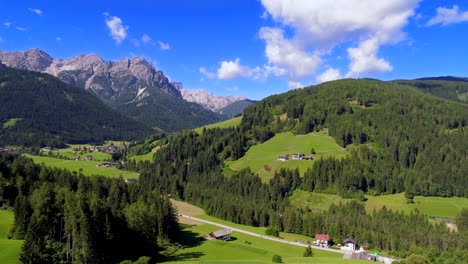 scenic view of the beautiful landscape in the alps