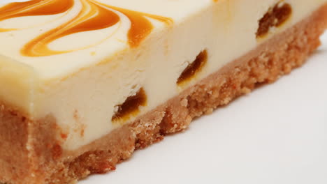 heerlijk stukje kaaskoek.