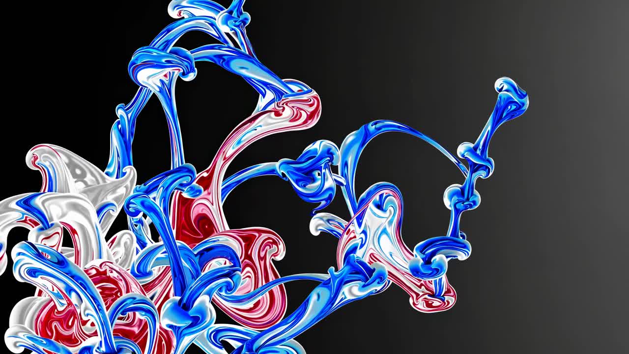 Abstract Swirling Forms