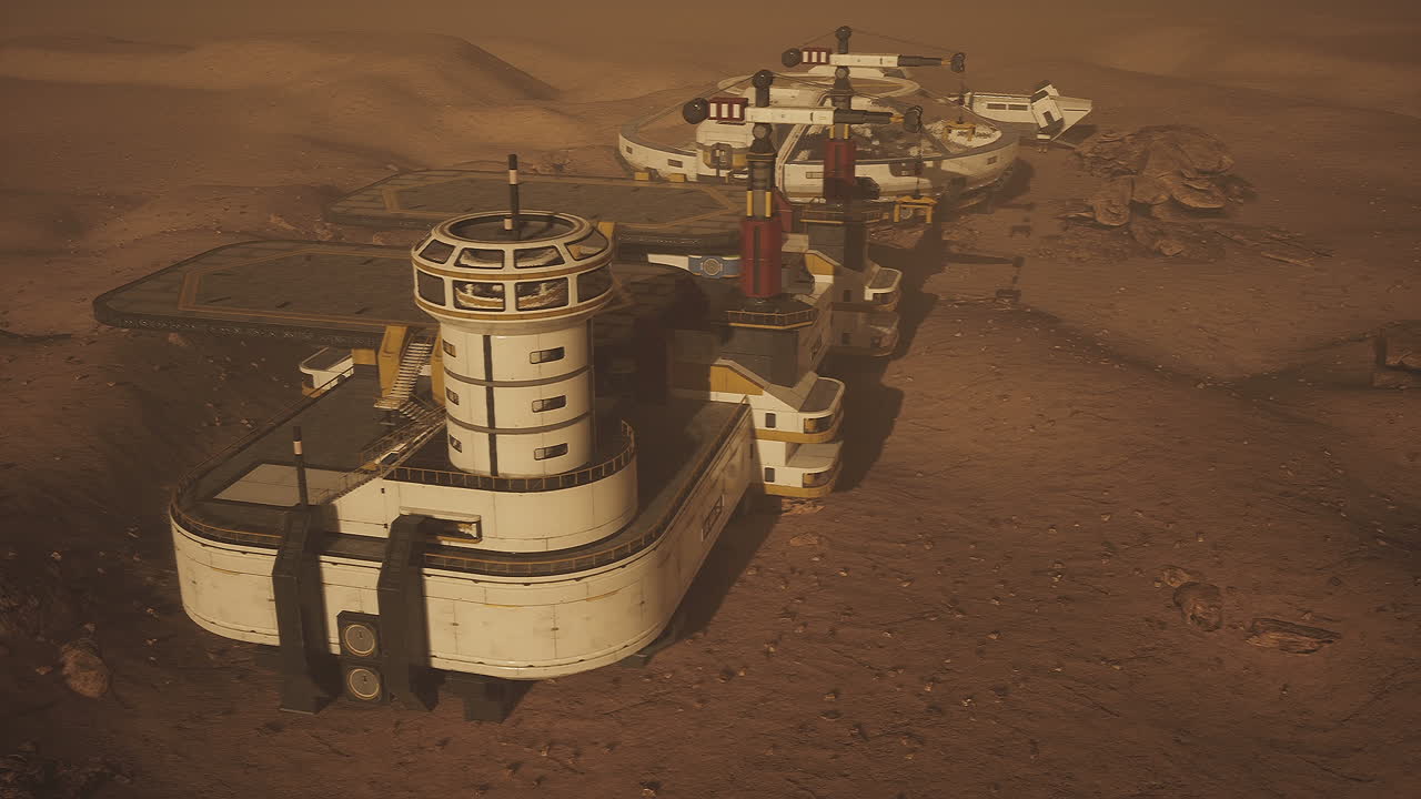 Innovativ Mars-koloni designet for bærekraftig liv og utforskning