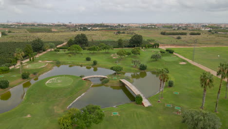 Aerial-View-Of-The-Masia-De-Las-Estrellas-Golf-Course