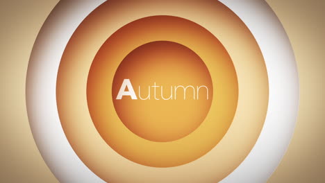 &quot;autumn&quot; 3d motion graphic