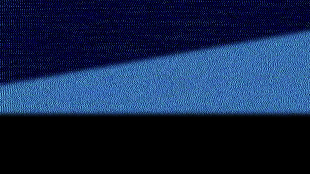 Retro VHS Glitch and Static Screen with Digital Noise