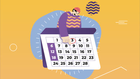 Motion-Graphic-of-Appointment-booking-with-calendar