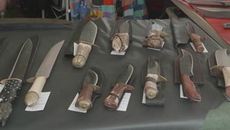 knives sold at a renaissance fair, philadelphia renaissance fair, fort mifflin, pennsylvania