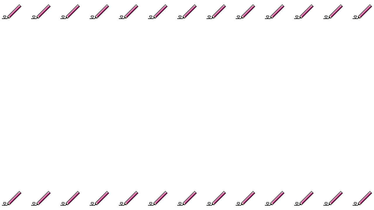 Pixel Art Pencil Frame Animated Overlay 1080p Transparent 30 fps (1).mov