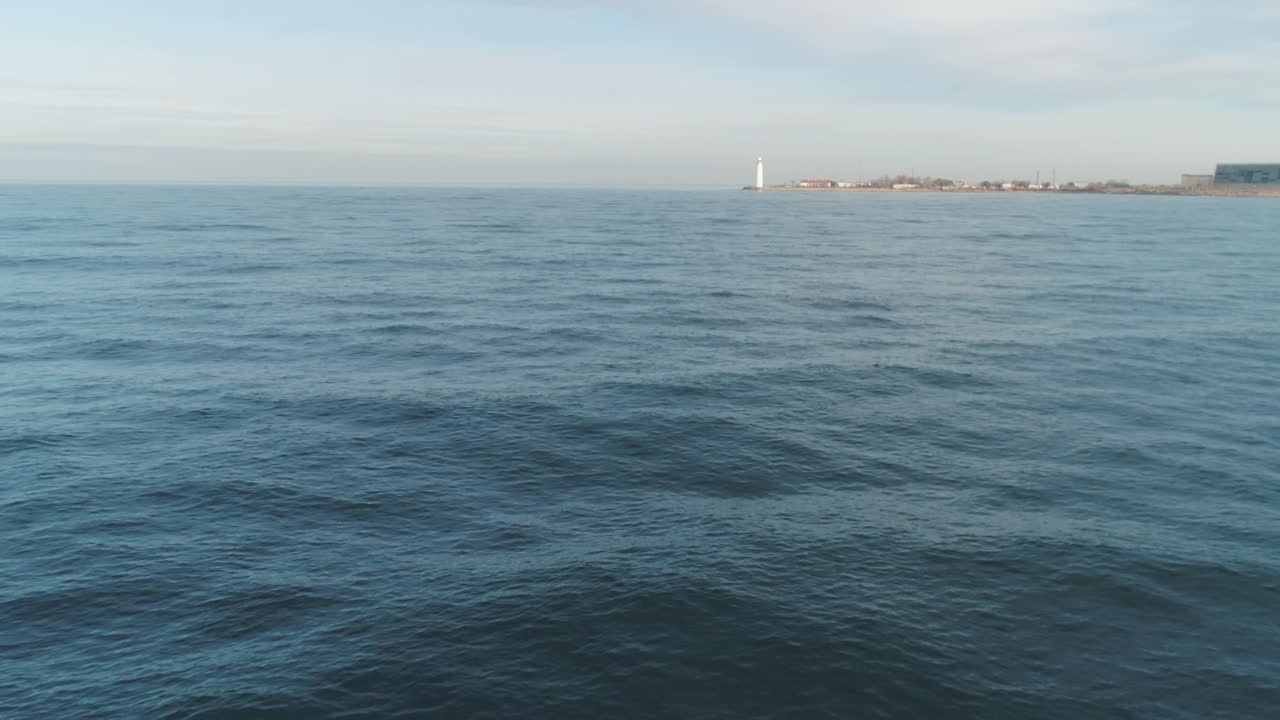 해안 에 있는 등대