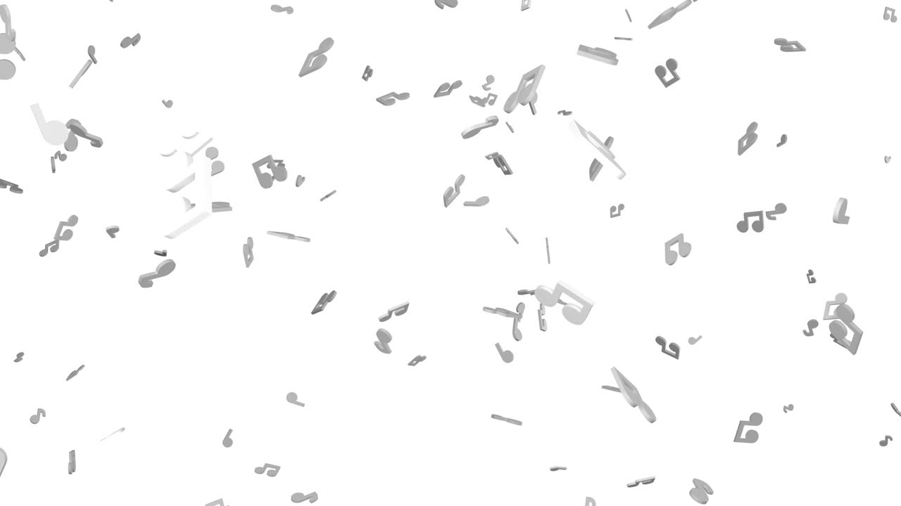 색 바탕에 색 음악 음이 떨어집니다.