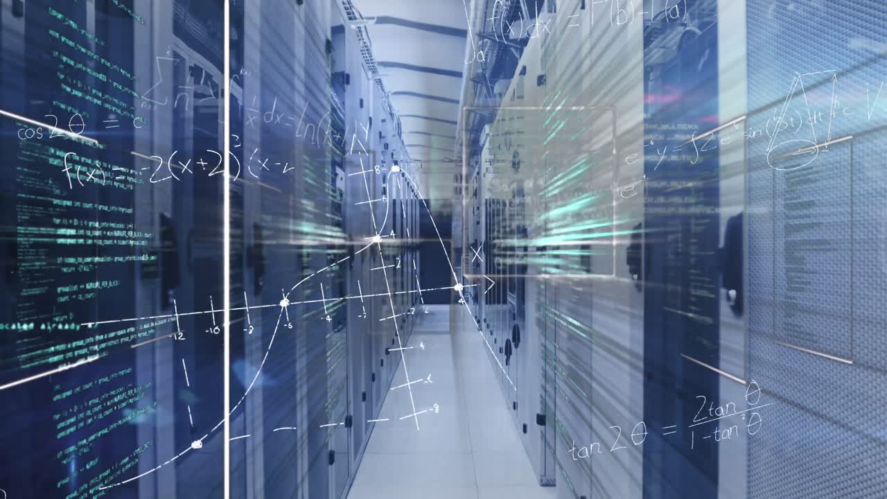 Digital composition of binary coding data processing against warehouse in background