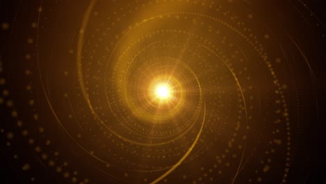 abstract orange attractive spiral lights background effect seamless loop