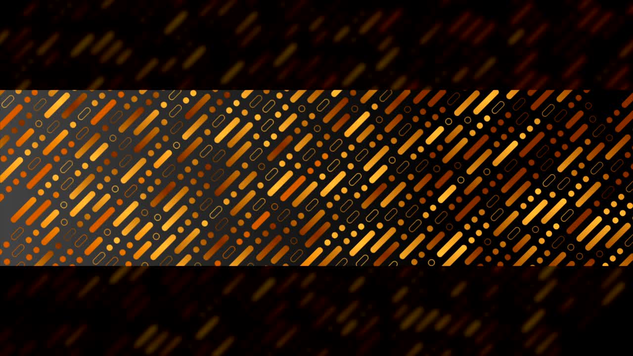 Bronze minimal geometric shapes on dark background video animation