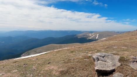 panning view from mt rosalie looking towards the lost creek wilderness and pike national forest