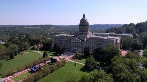 kentucky state capital in frankfort kentucky aerial