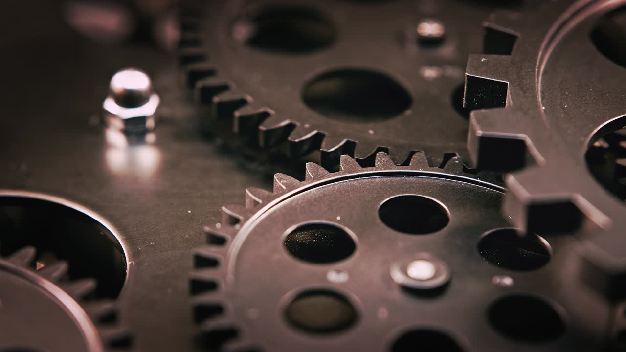 engranajes de reloj mecánicos industriales retro grunge