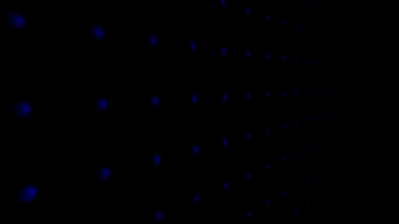 애니메이션과 함께 추상적인 배경 이동 디지털 led 빛 점은 이벤트, 콘서트 또는 프레젠테이션에서 표시되는 제목을 위해 빛납니다.