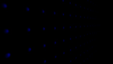 fondo abstracto con animación en movimiento puntos de luz digital led brillantes para evento, concierto o título que se muestra en la presentación