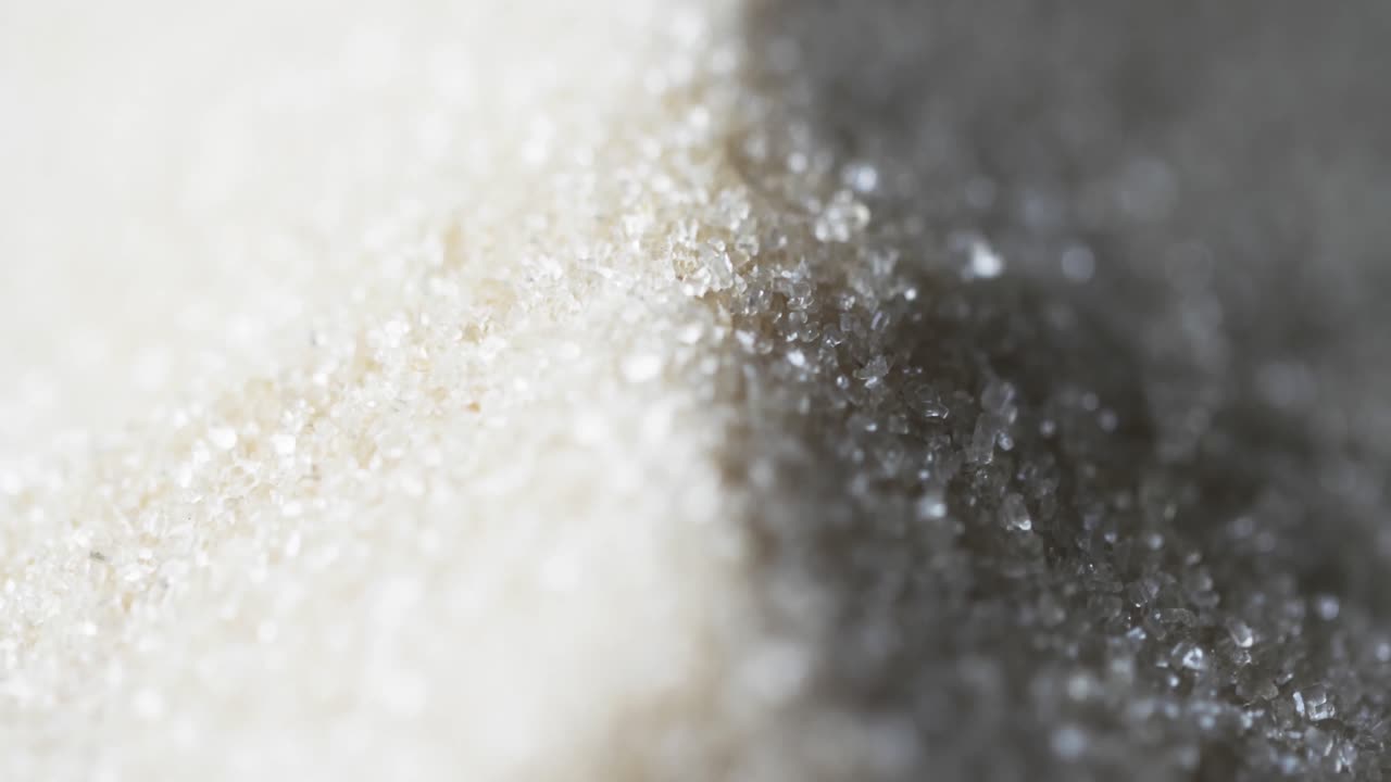 모래 알 ⁇ 이의 클로즈업 비디오와 복사 공간 배경