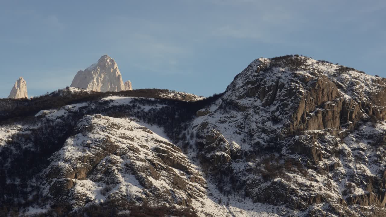 파타고니아의 피츠 로이 산 정상, 안데스 산맥, 엘 텐, 아르헨티나