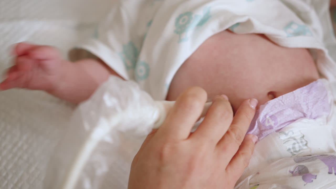 Baby Abdominal Ultrasound Examination