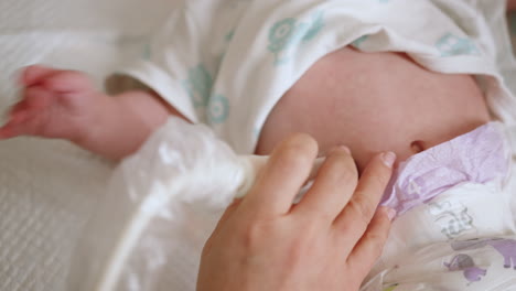 baby abdominal ultrasound examination