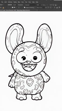cartoon character drawing