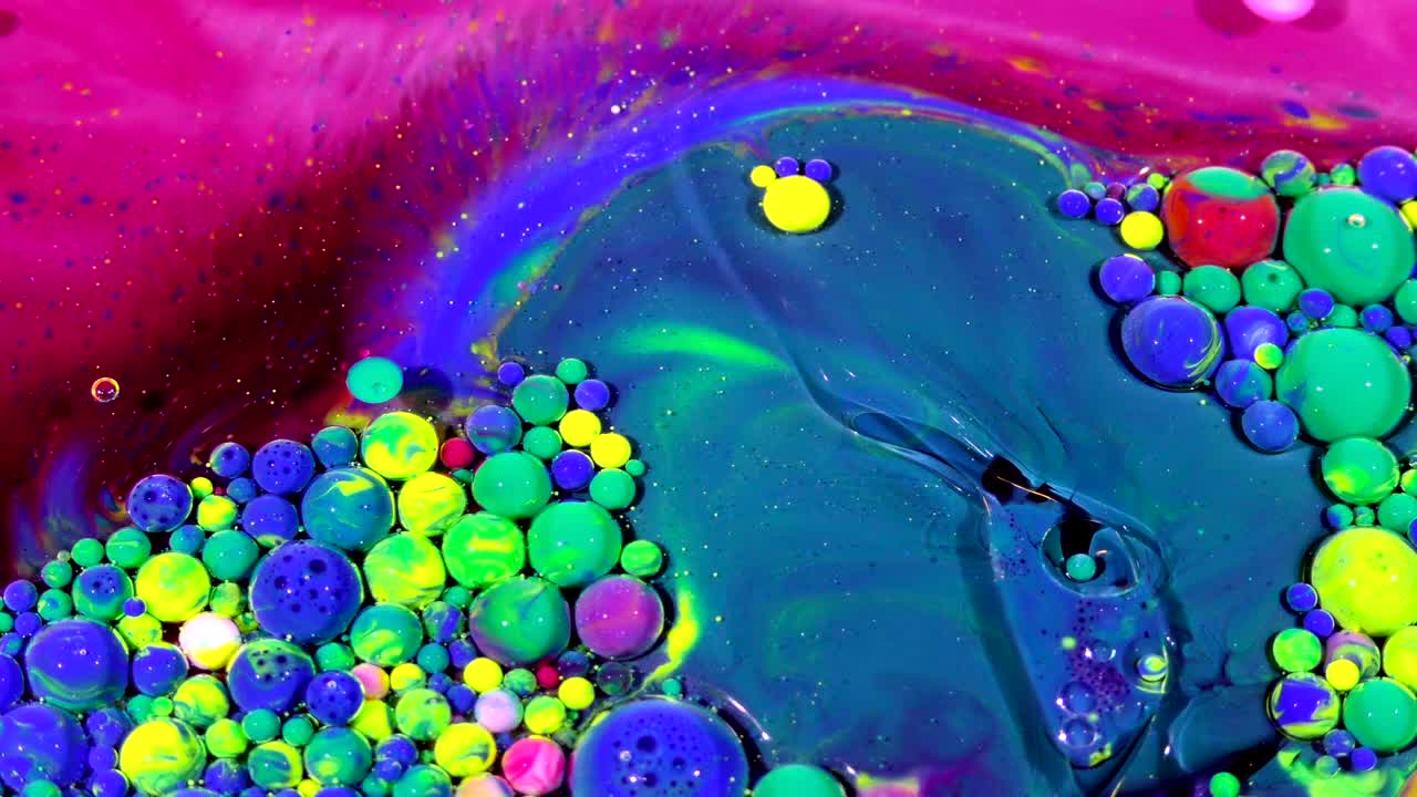 pintura de tinta de arte explotan difusión en la esfera