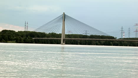 car bridge over the danube river in germany 2