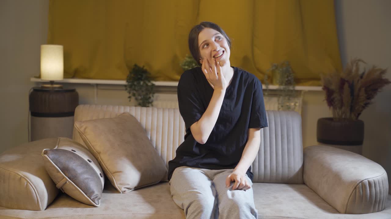 미친 자아 웃음.