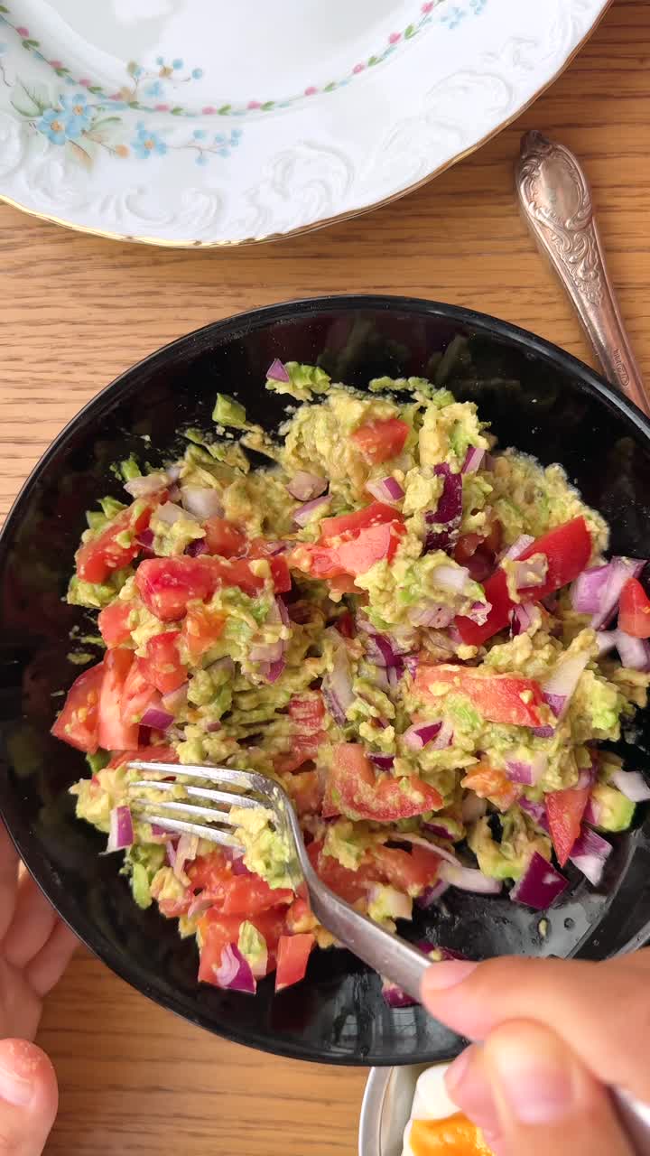 Guacamole with Tomato and Red Onion