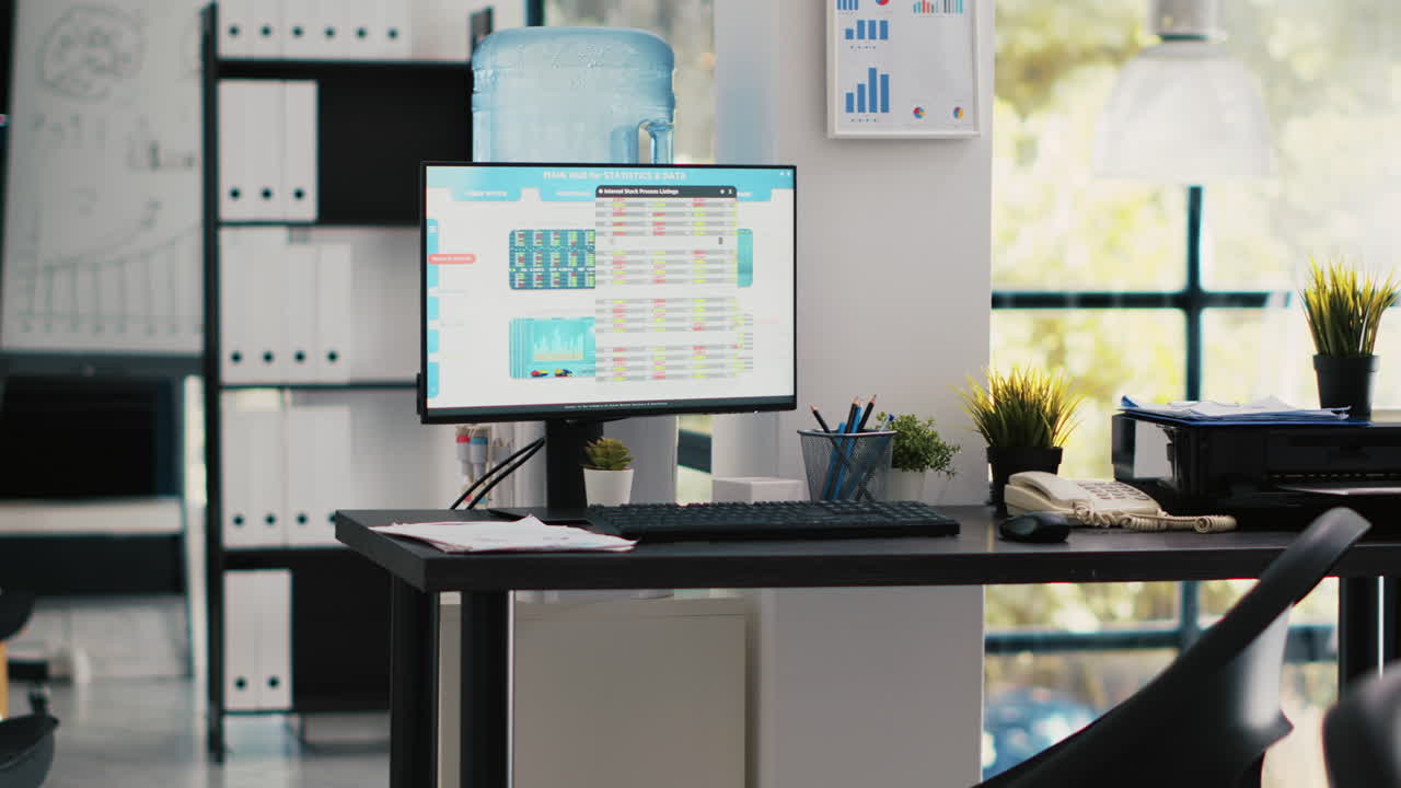 índices de índice en tiempo real que muestran el aumento de la demanda de acciones en pc, panorámica