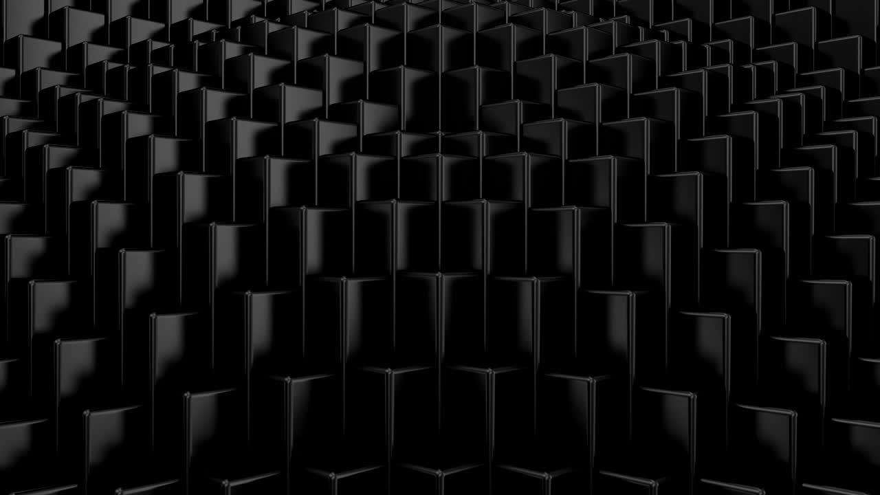 las cajas forman una onda