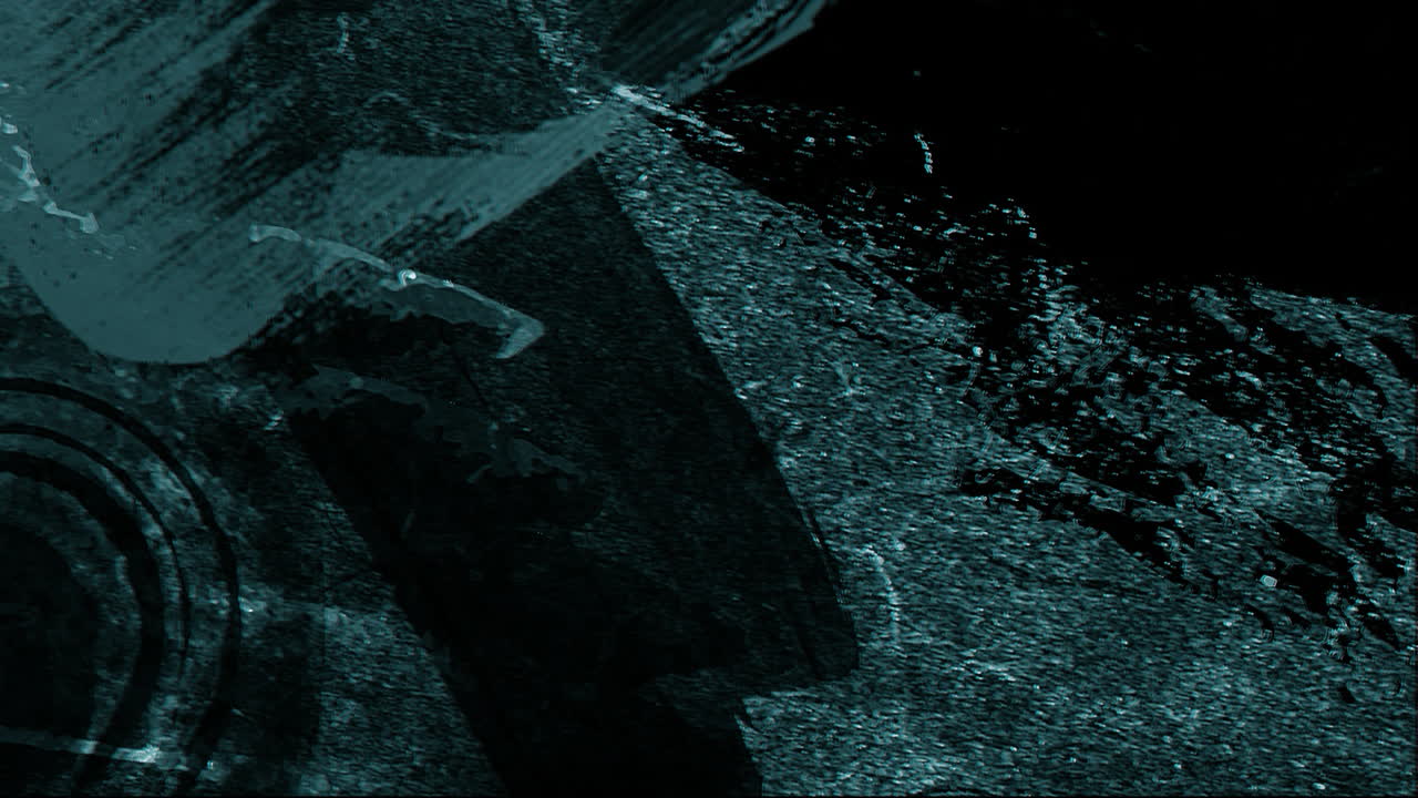 animación de movimiento y cambio de textura verde y espacio de copia en fondo negro