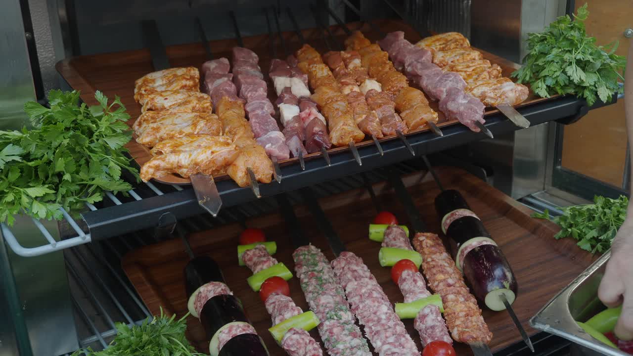 터키 스타일의 그릴 스피어