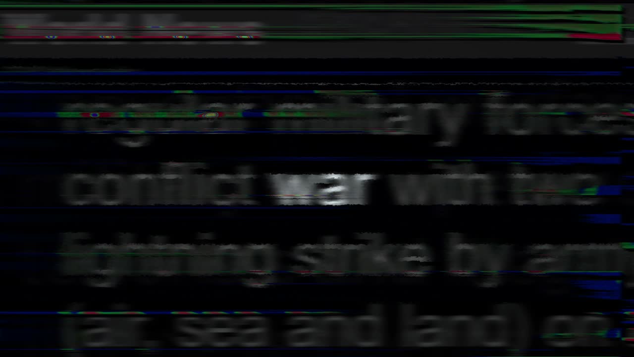 titulares de noticias medios con la guerra sin problemas en bucle