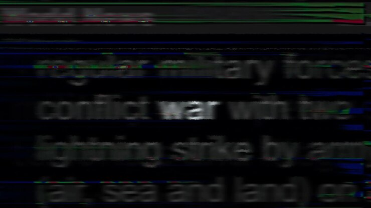Headline news titles media with war seamless looped