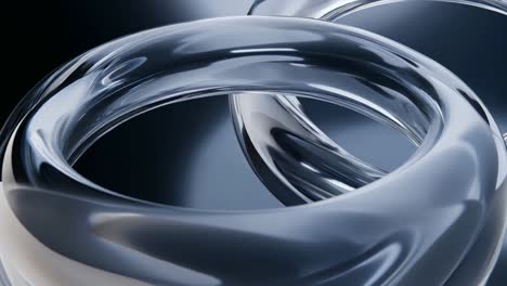 abstract glass rings