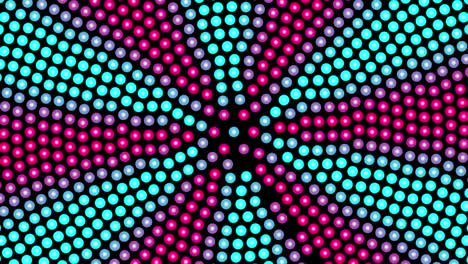 fondo abstracto con puntos rotativos de colores