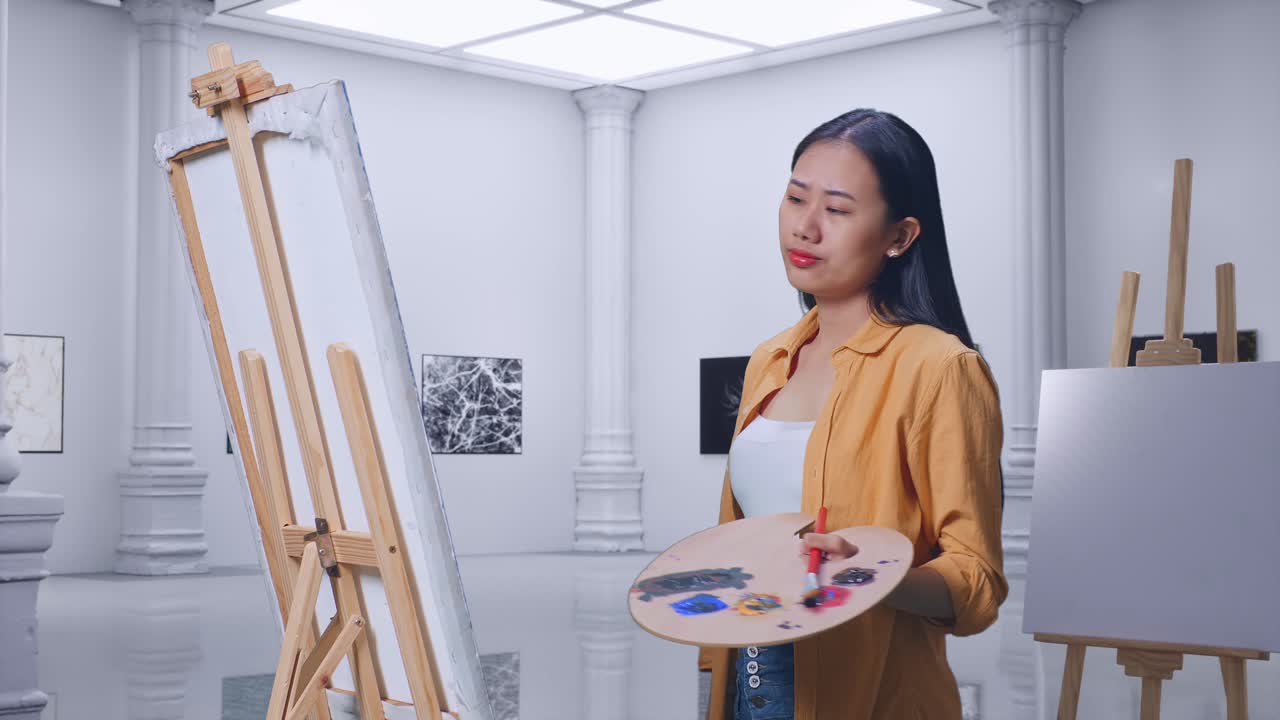 미술관에서 실망한 예술가