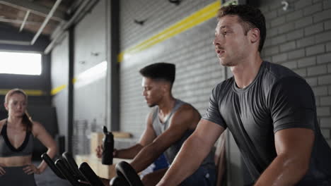 group fitness training session