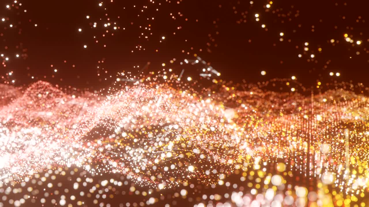 plesso di punti di colore astratti