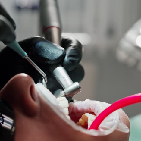 patient during dental process