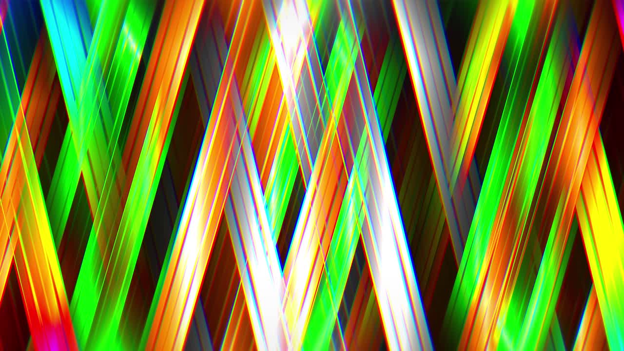 Motivo astratto vibrante di linee geometriche in movimento