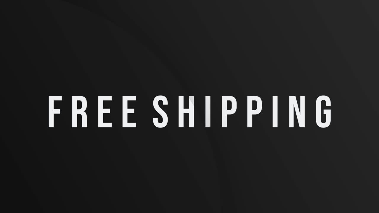 envío gratis animación resaltar texto gráfico