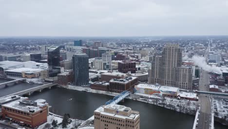 aerial footage of grand rapids