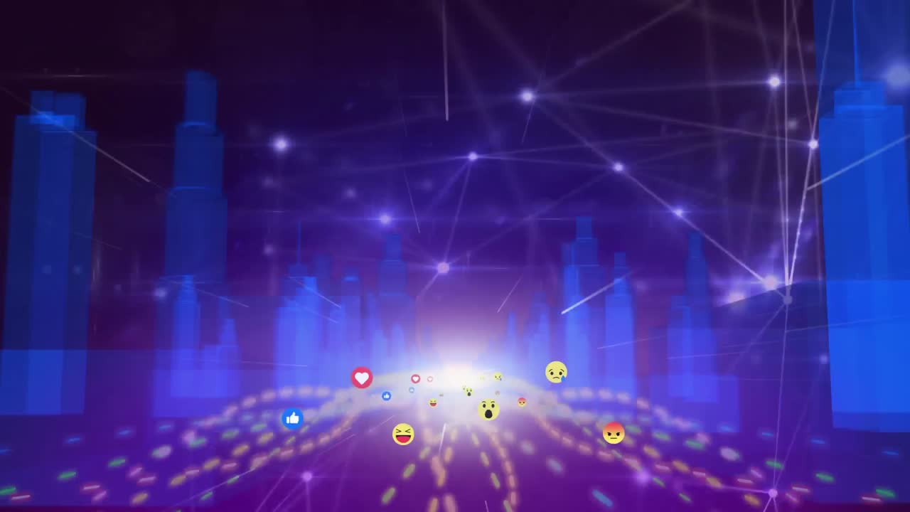 어두운 배경 에 있는 도시 풍경