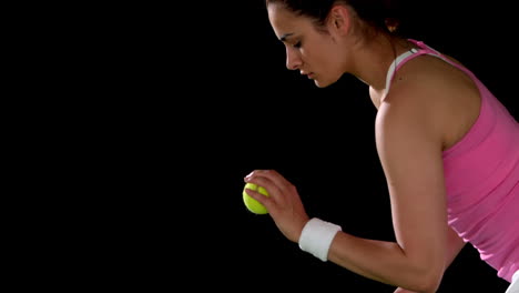 Tenista-Rebotando-La-Pelota